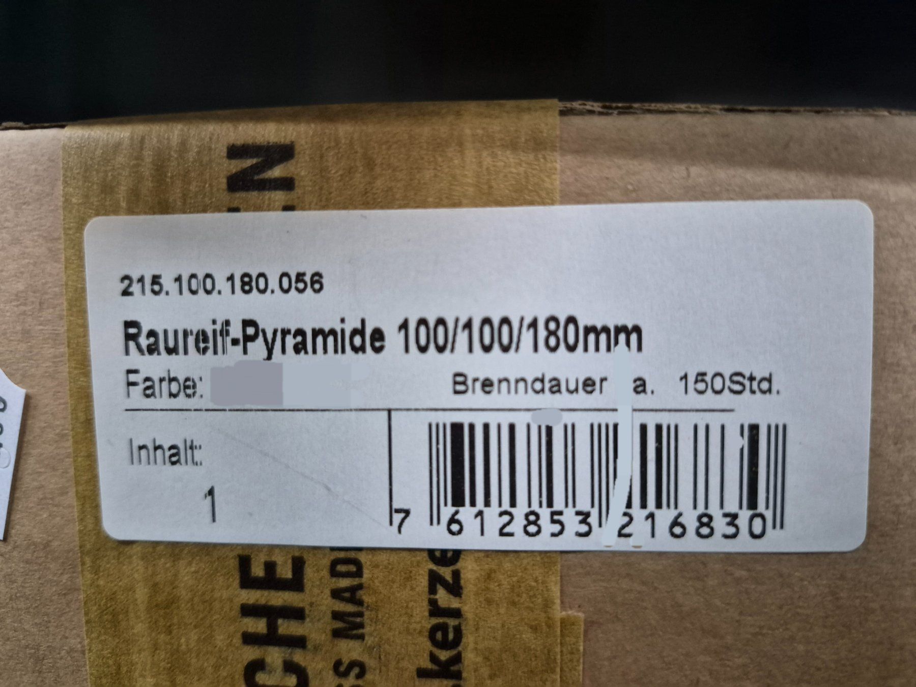 Candele: 554 Posten Kerze/n aus Liquidation – Nuovo (secondo la descrizione) da Derendingen venduto da Meisterstuecke 2