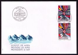 1992_831+Österreich_Gemeinschaftsausgabe CH-A_COMBO-FDC !