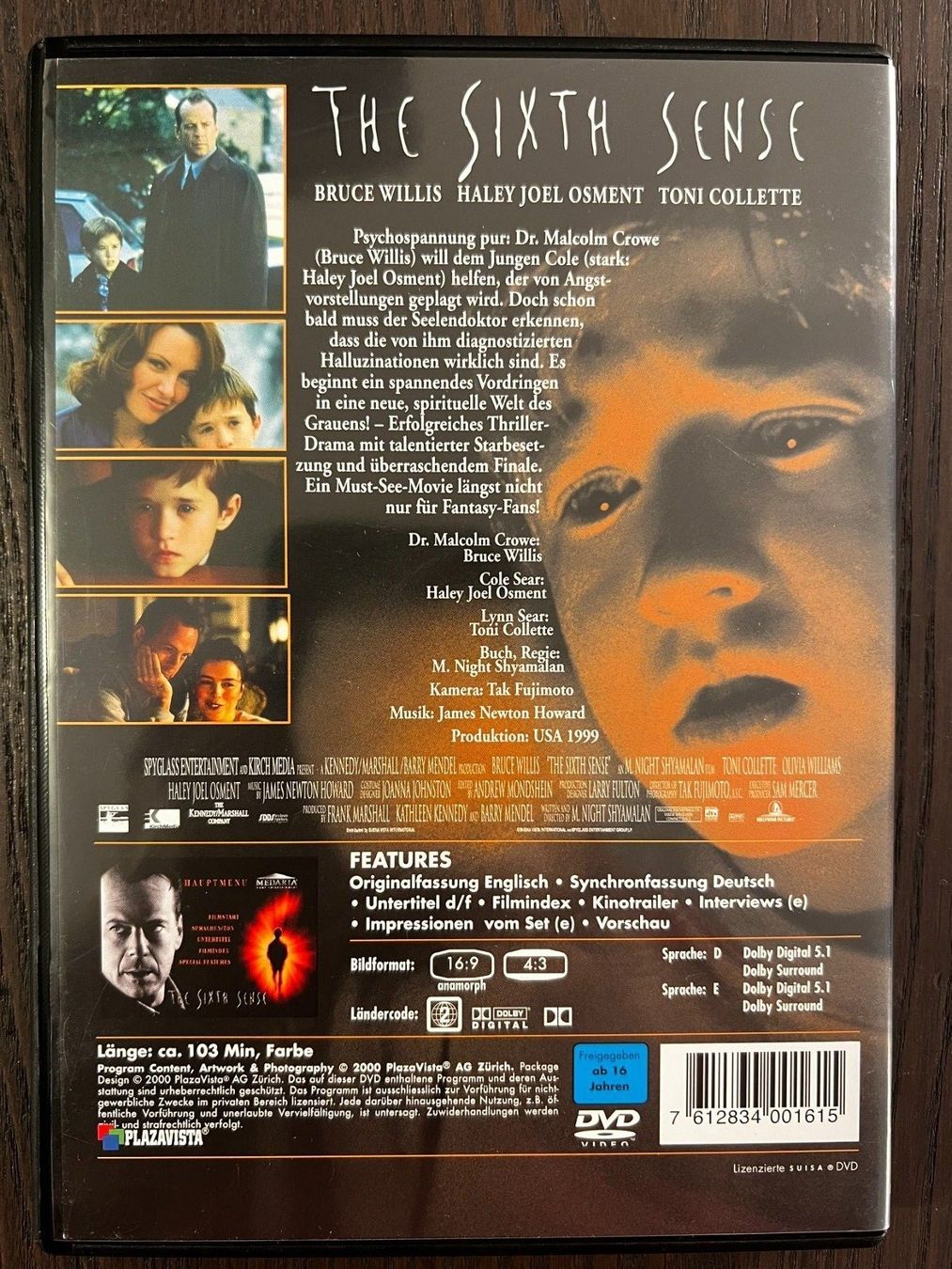 Tutti i DVDs: The Sixth Sense – Usato da Zürich venduto da FilmFreunde 1