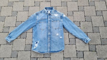 ZARA / Jeansjacke / Herren / Jacke / Blau / Baumwolle / XL
