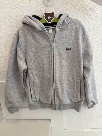 Kinder Hoodie LACOSTE SPORT grau Grösse 8J