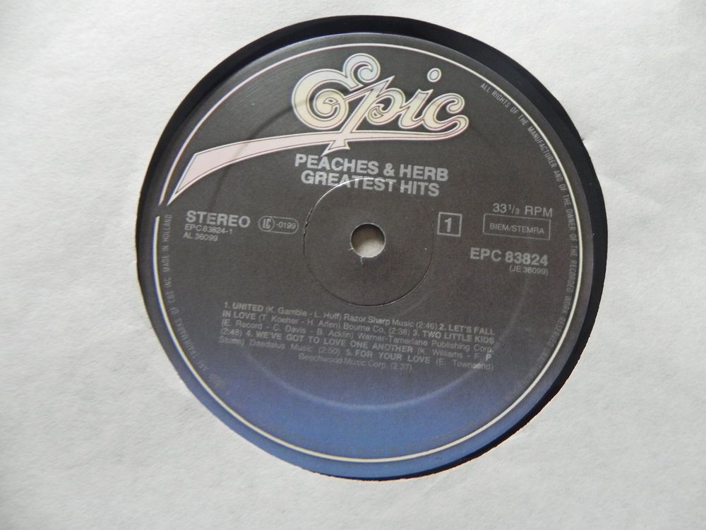 LP USA R & B Soul Duo Peaches & Herb 1979 Greatest Hits Kaufen auf