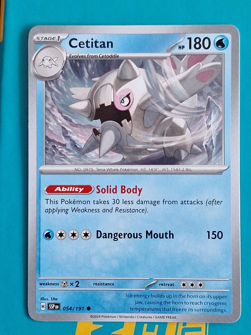Pokémon Carte collezionabili: Cetitan - Pokemon Surging Sparks – Usato da Altstätten SG venduto da GGsGameshop