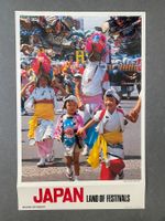 Original Vintage Poster - Japan - Land of Festivals