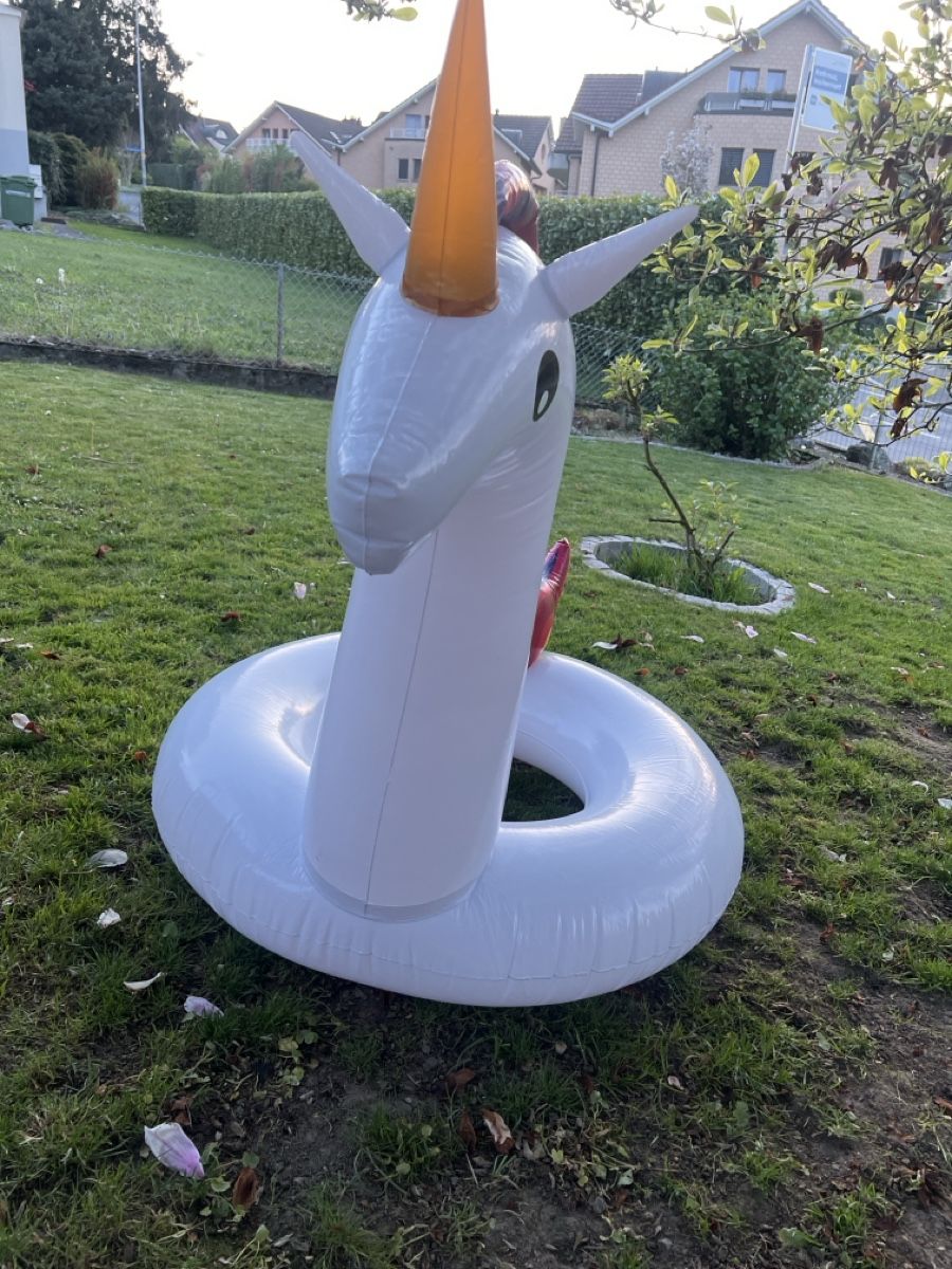 Schwimmringe: Einhorn Schwimmmatraze neu – Neu (gemäss Beschreibung) aus Rotkreuz von Migu2012