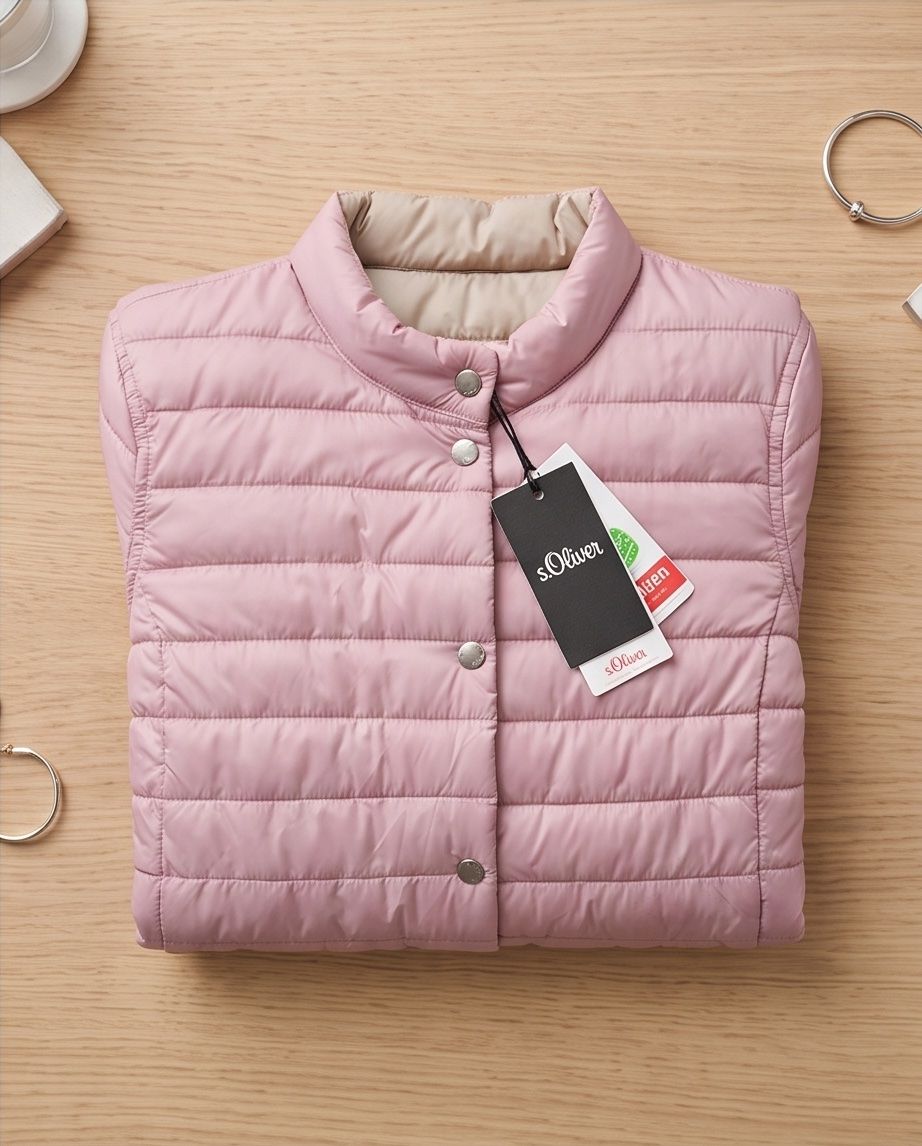 S.Oliver Giacche: S.Oliver Veste réversible rose - neuve - taille 36 – Nuovo e nell'imballaggio originale da Vuisternens-Romont venduto da gol_xp6p
