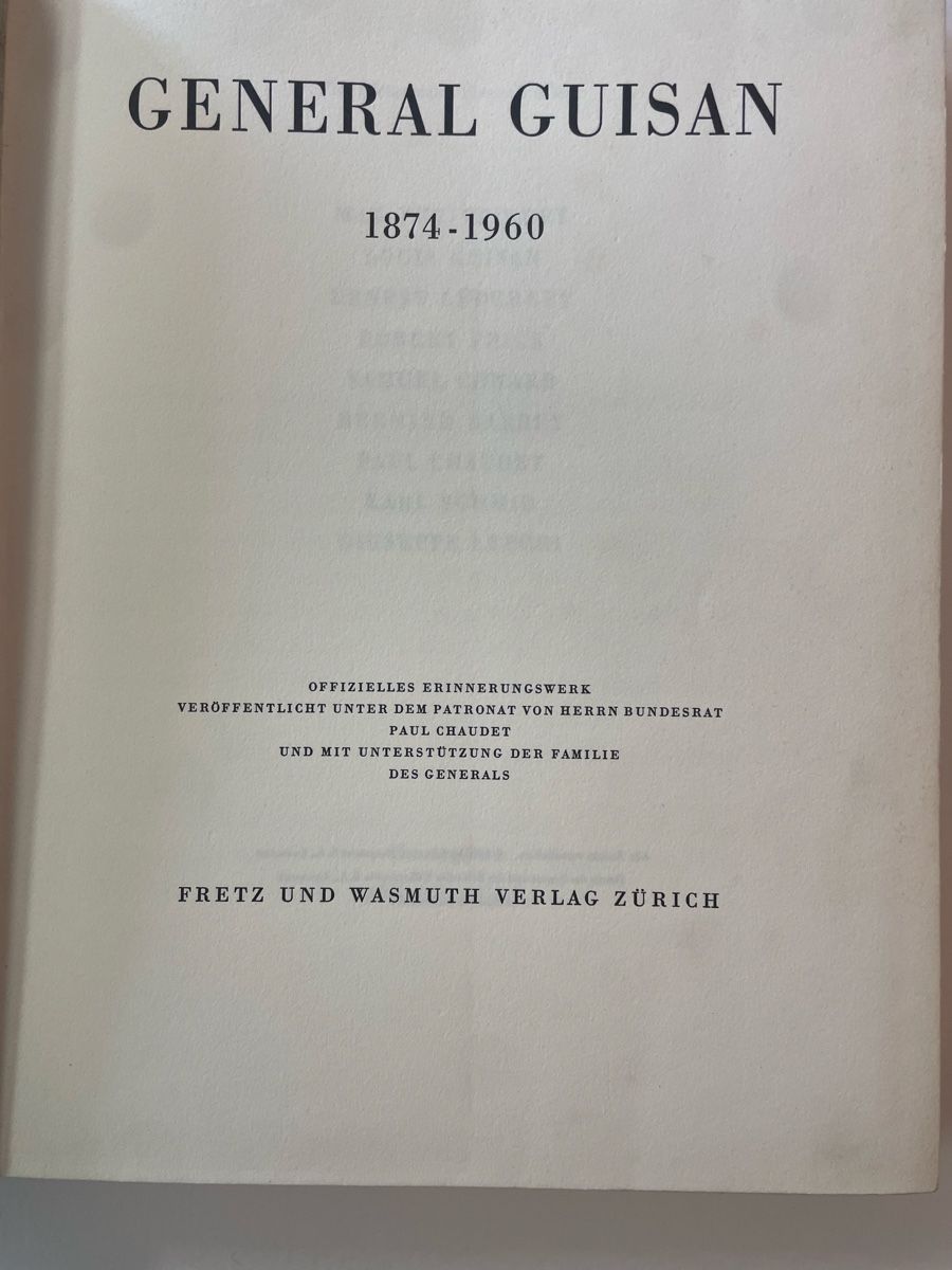 Libri: Ein Buch über unseren General – Usato da Zollikofen venduto da zollo2 1