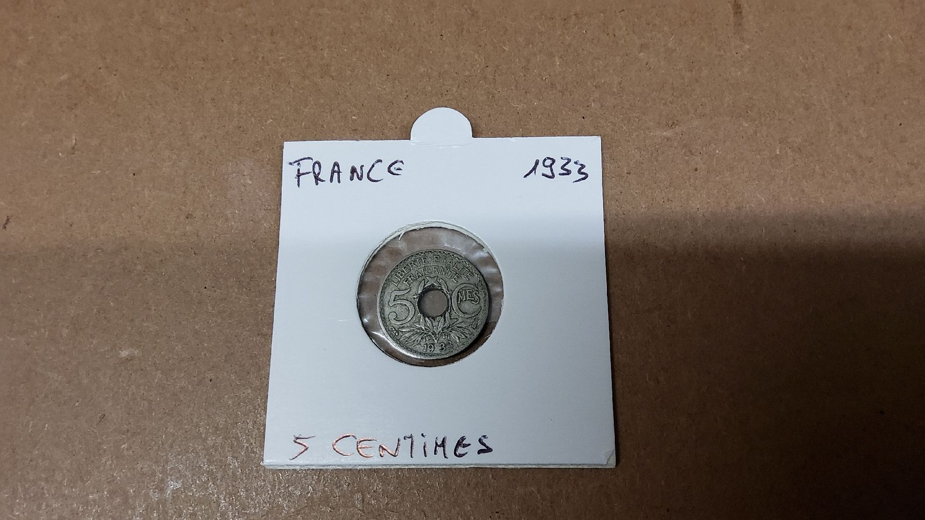 Toutes les monnaies: Frankreich 5 Centimes 1933 Münze – D'occasion à Herisau par Nluanalucas