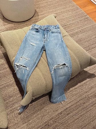 CELINE JEANS DESTROYED