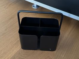 Yamazaki Design Organizer Schwarz für Küche/Bad/Büro NP45