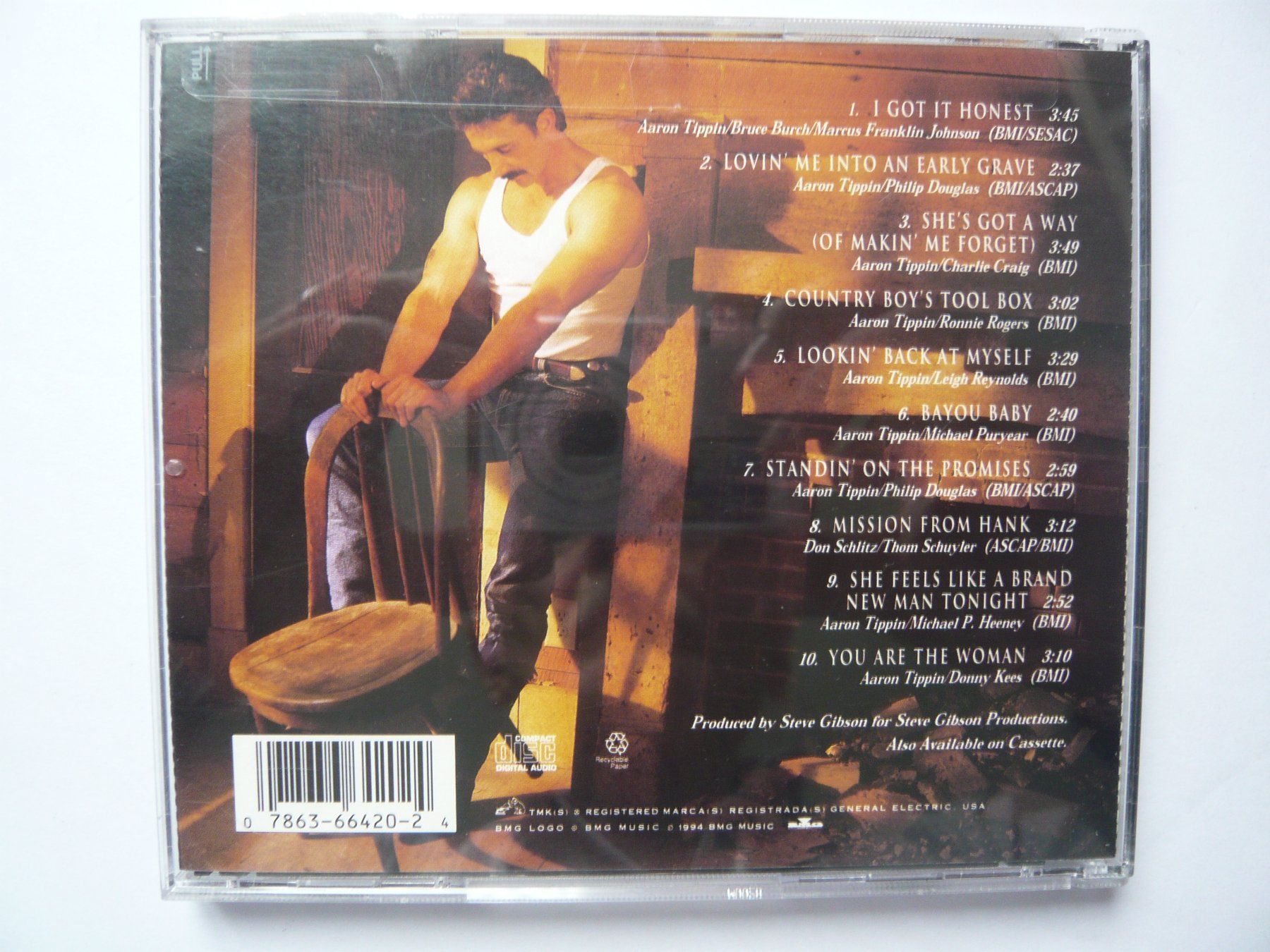 CD: AARON TIPPIN Lookin' Back At Myself – Usato da Winterthur venduto da Cajun 1