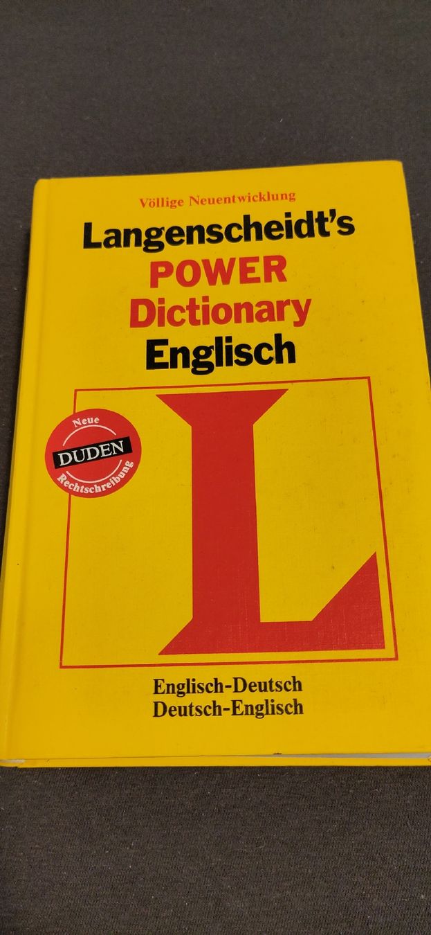 Libri: Langenscheidt's Power Dictionary Englisch (1997) – Usato da Zürich venduto da Heldel