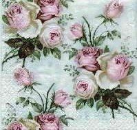 2 Serviette Vintage Roses
