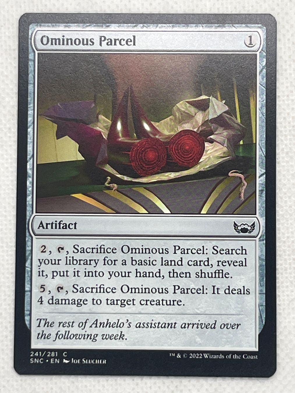 Magic The Gathering Cartes à collectionner: MTG Ominous Parcel SNC 241 Englisch Common – D'occasion à Hinterkappelen par Kim1992