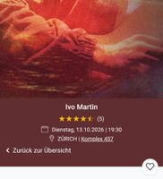 2x Ivo Martin Konzert Tickets