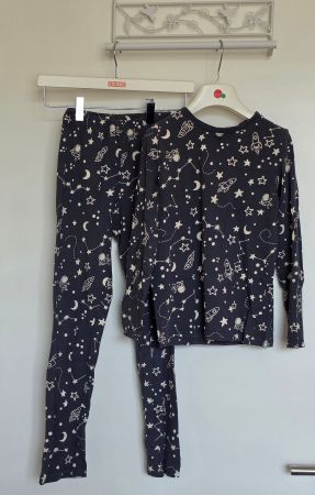 Pyjama Astronautenmotiv Gr. 134/140