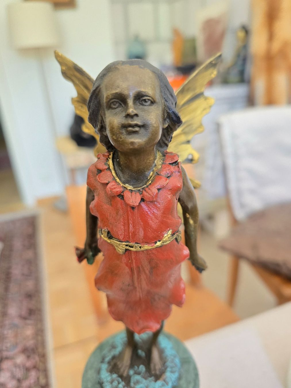 Sculture & Statue: FEEN -STATUE wunderschön 100 % BRONZE , – Usato da Bottmingen venduto da sandy_2 4