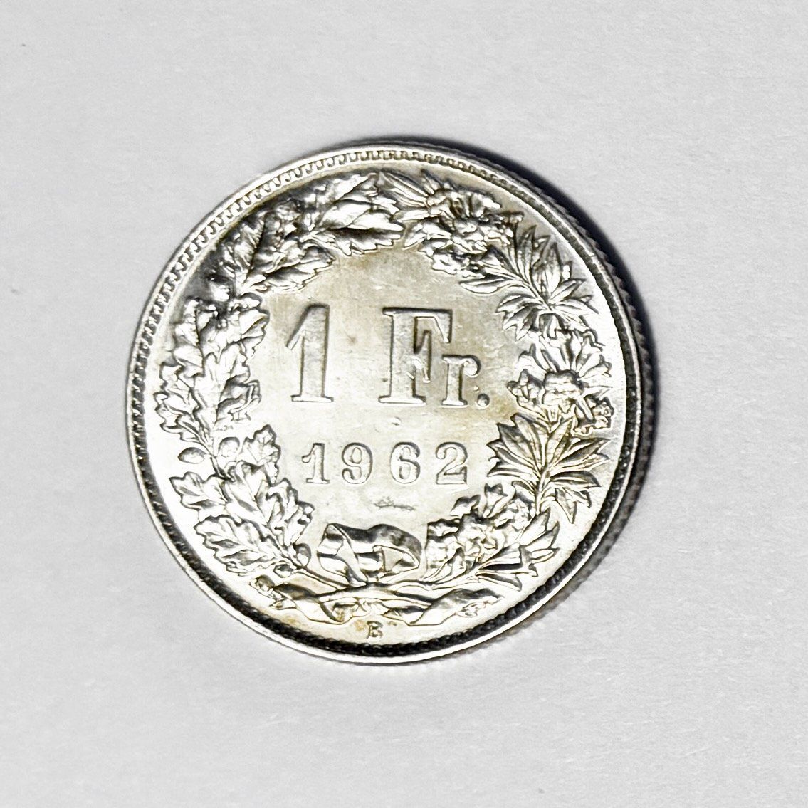 Toutes les monnaies: 1 Fr. Silber Schweiz 1962 – D'occasion à Martisberg par tigger74ch