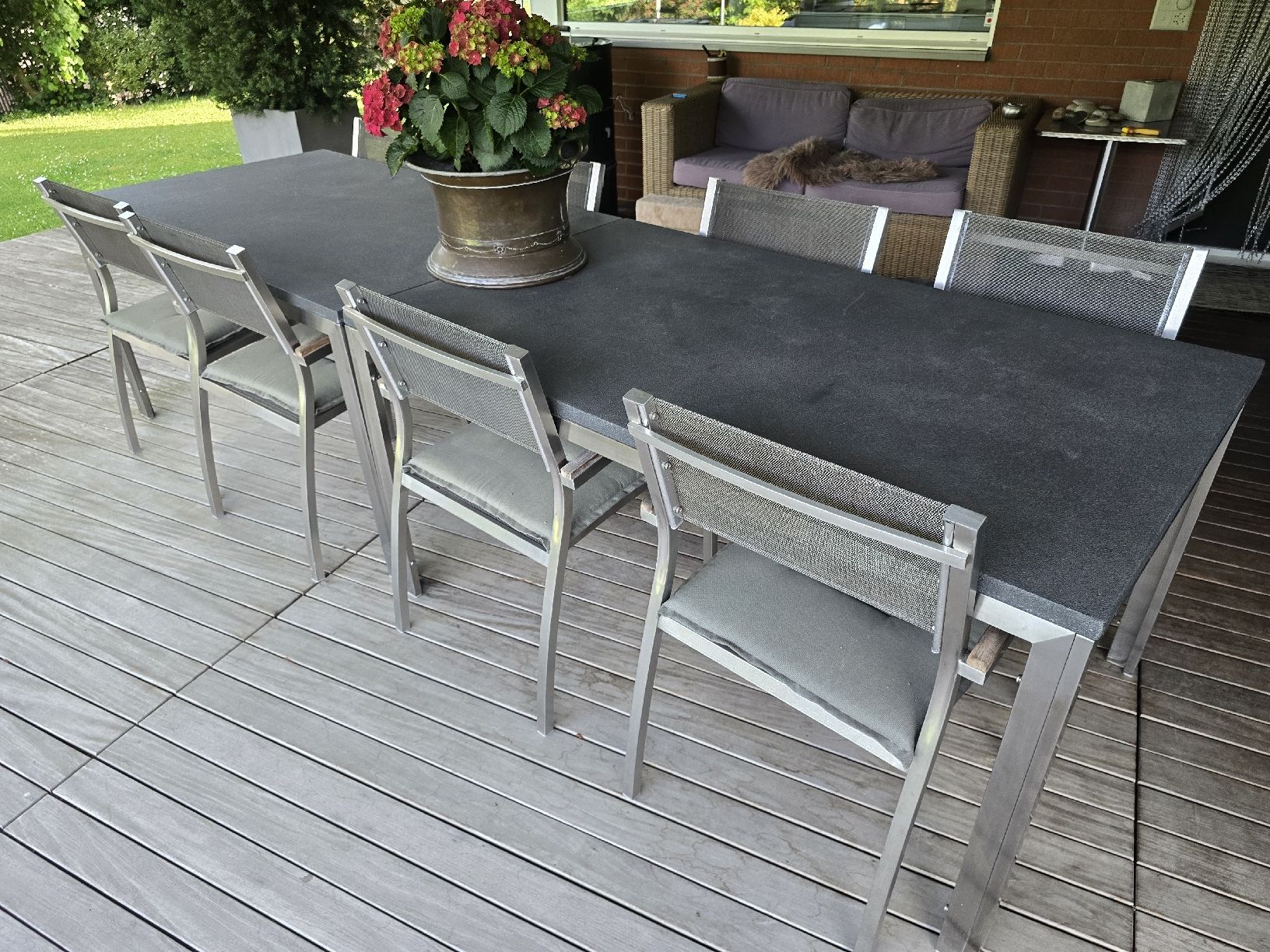 Tischset: 1 Gartentisch-Set mit 4 Stühlen – Gebraucht aus Elgg von Kallipygos 3