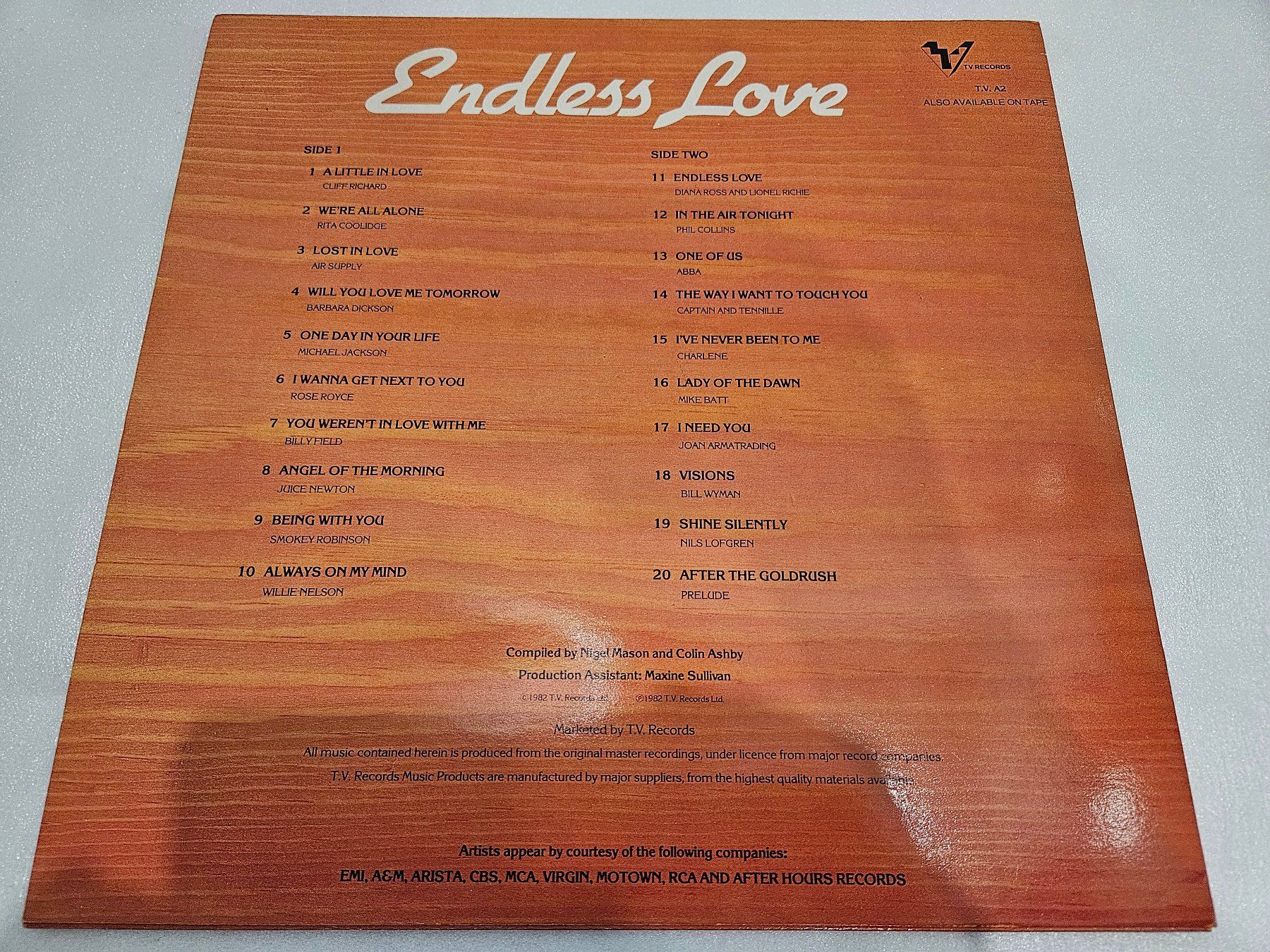 Dischi in vinile: Endless Love (LP, Pop) – Usato da Uster venduto da Vinyl-Leidenschaft 1