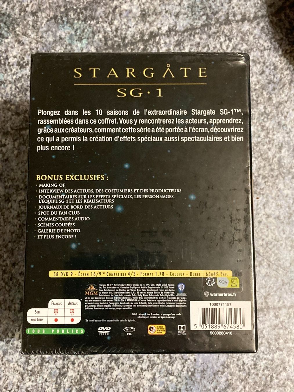 Tous les DVDs: Coffret DVD Stargate SG-1-L'intégrale – Neuf avec emballage d'origine à Bassecourt par CALUMET-X 2