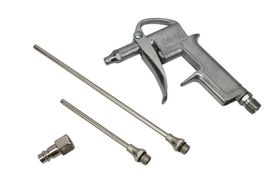 Druckluft-Ausblaspistole, Alu-Druckguss mit 3 Düsen