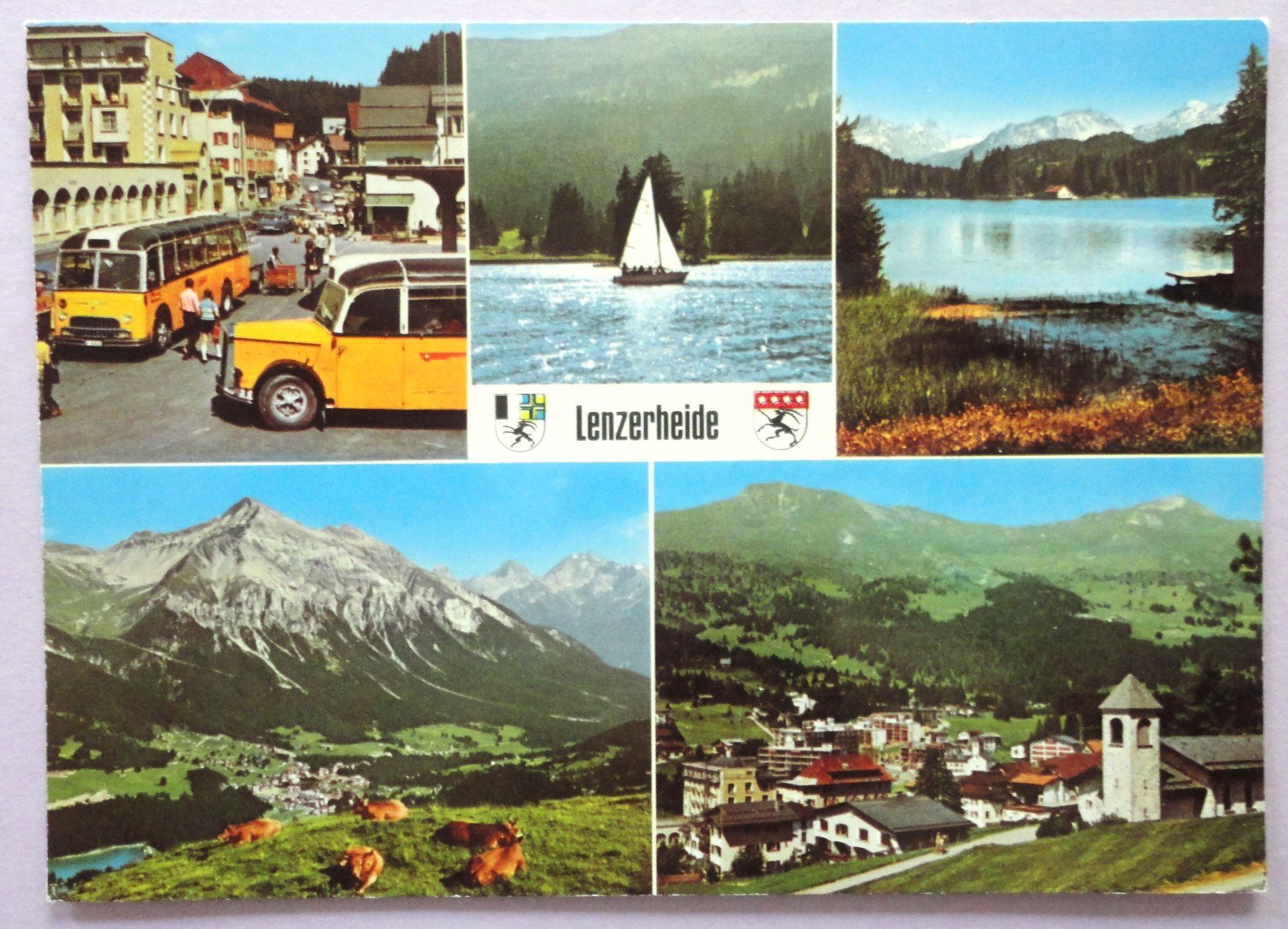 Cartoline postali: Lenzerheide, 1500 m ü.M. – Usato da Fétigny venduto da Billy2miny