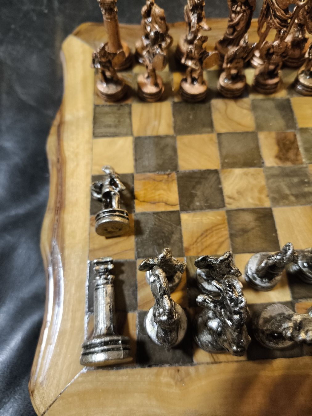 Giochi: Schach aus Edelholz ,Metallfiguren – Usato da Gipf-Oberfrick venduto da hituliina 3