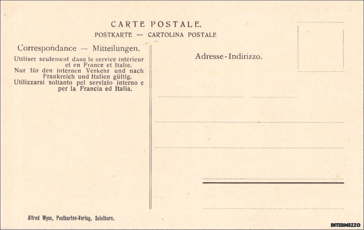 Cartoline postali: Solothurn // ca. 1910 Brücke Aare – Usato da Basel venduto da intermezzo12 1