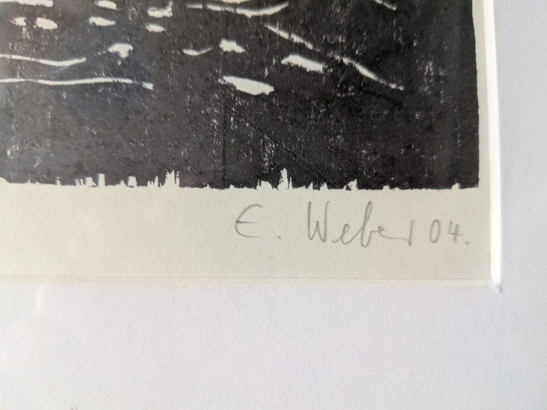 Xilografie: Holzschnitt E. Weber Abach/Kleinvenedig – Usato da Emmen venduto da magelan 2