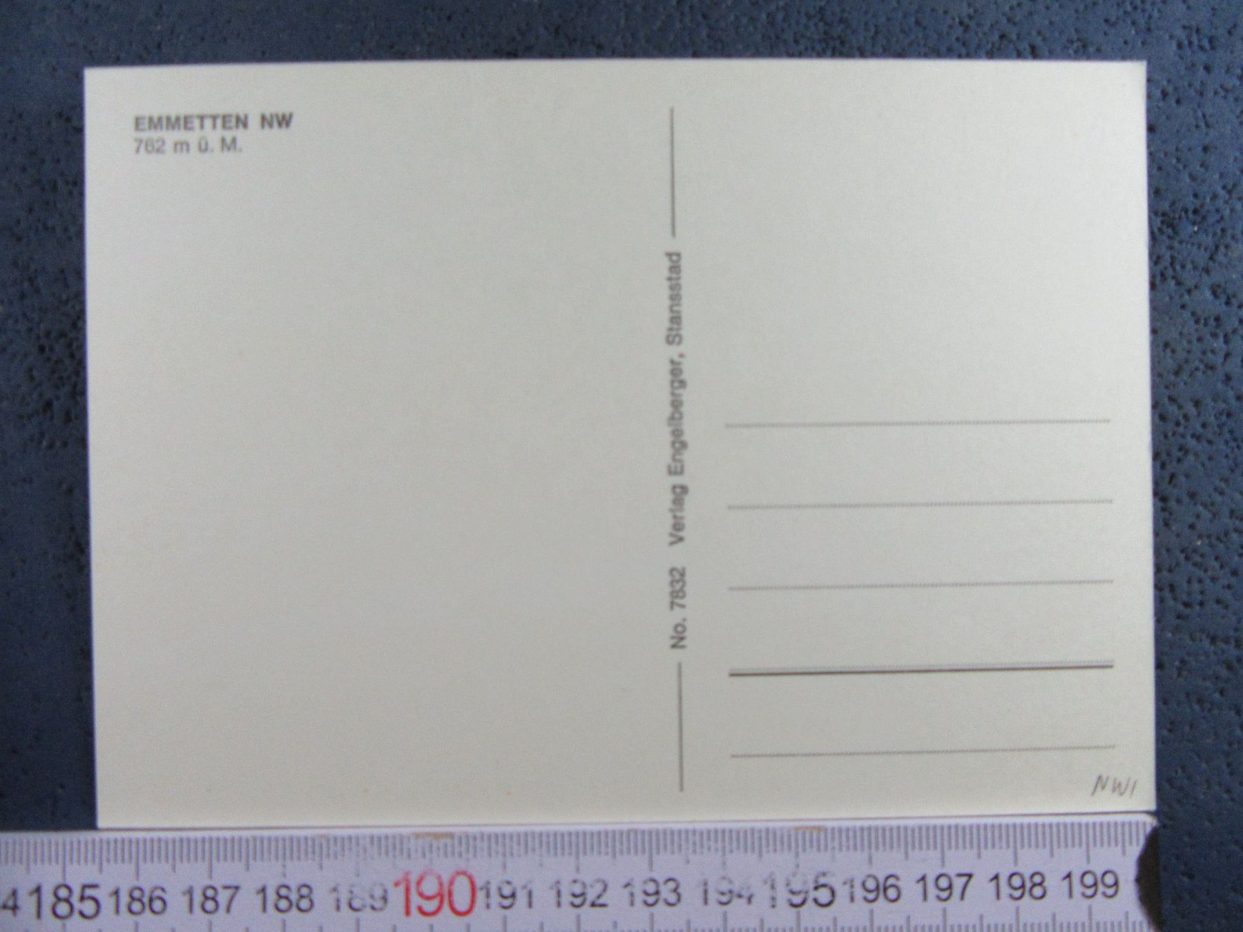 Cartoline postali: EMMETTEN NW AL ONW – Usato da Ettingen venduto da Hausi4711 1