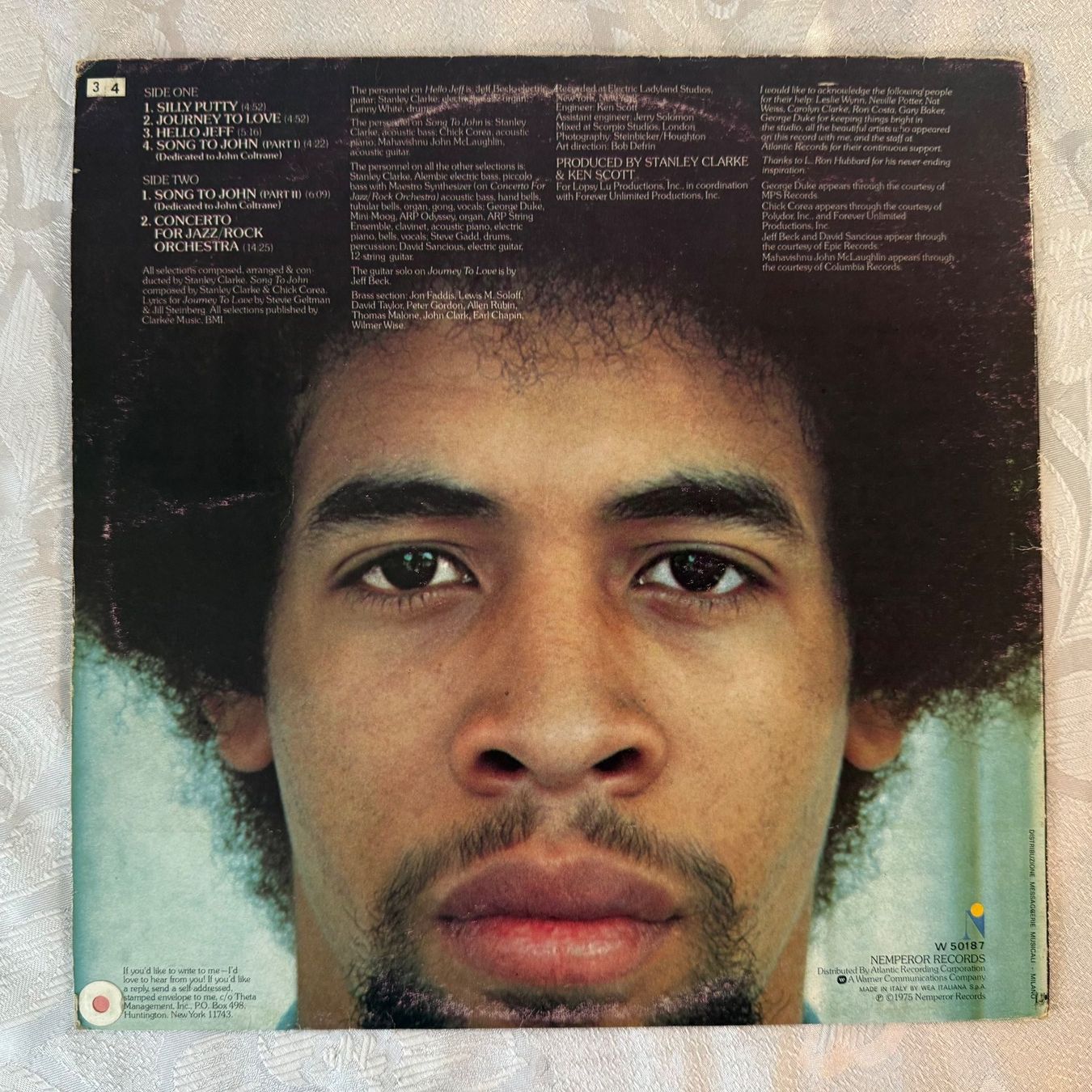 Dischi in vinile: STANLEY CLARKE - JOURNEY TO LOVE – Usato da Zürich venduto da fehlton 1