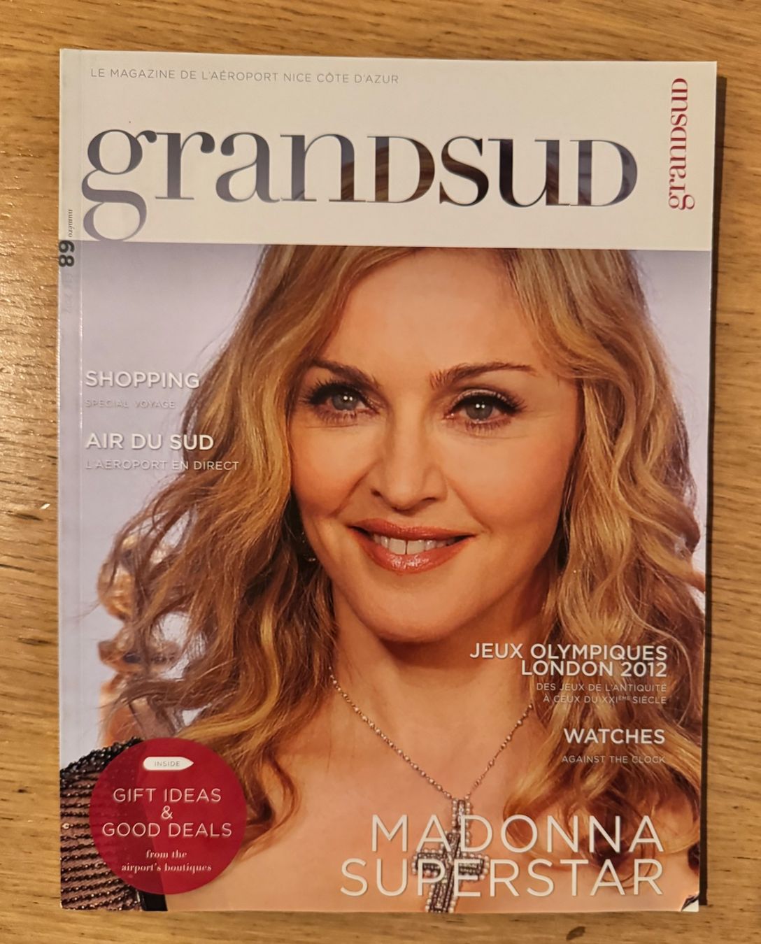 Riviste & Magazine: Madonna GRANDSUD magazine été 2012 – Usato da Lausanne venduto da davzic