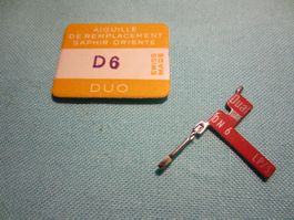 DUAL D6 Plattenspielernadel Fabrikneu