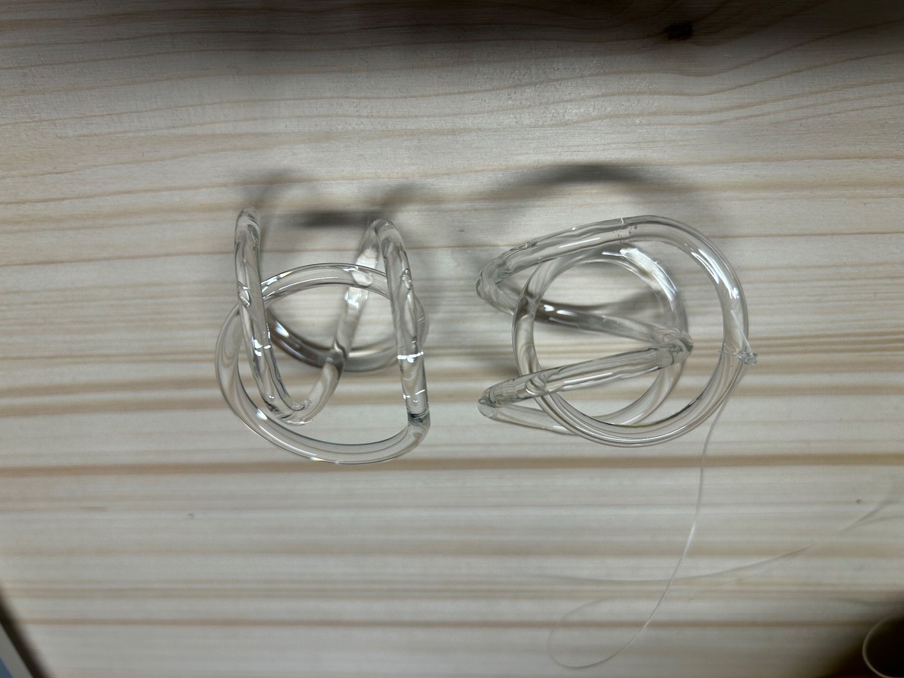 Glasi Hergiswil Tutte le decorazioni: 3 schöne Glasfiguren von Roberto Niederer – Usato da Bassersdorf venduto da Winti8406