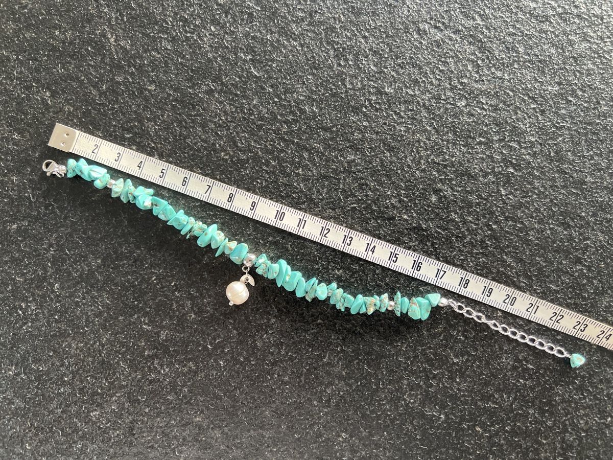 Bracciali & Braccialetti: Armband echte Türkis Steine und Perle – Nuovo e nell'imballaggio originale da HORGEN venduto da vladibarca10 4