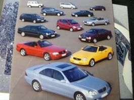 Mercedes Pressemappe 1999