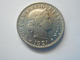 20 Rp. 1921 /  bei mehreren Steigerungen nur 1 x Porto