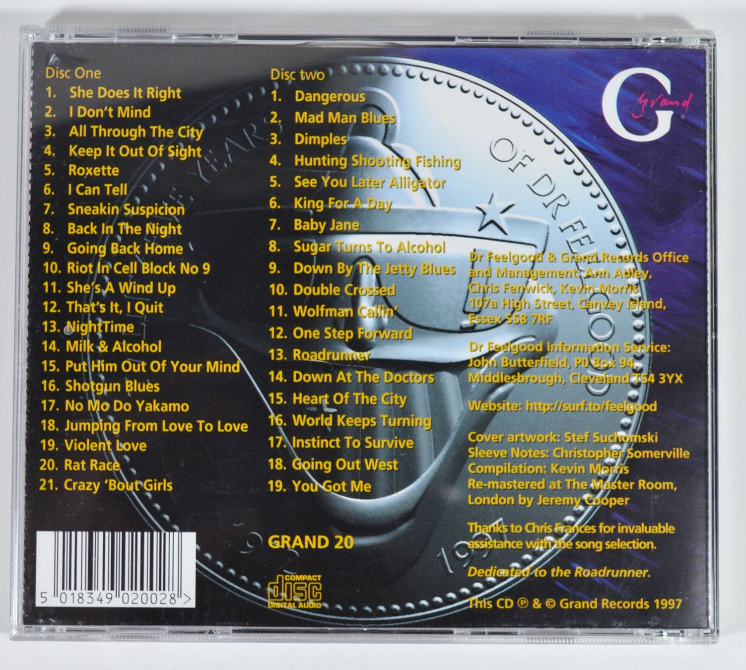 CDs: CD: DR. FEELGOOD - Twenty Five Years (Doppel CD) – Neu (gemäss Beschreibung) aus Frenkendorf von Yard-Sale-2000 1