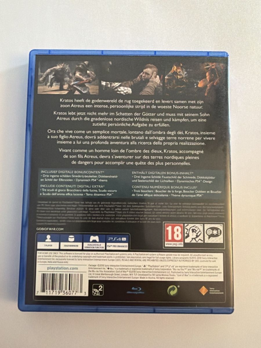 Sony Jeux: God Of War Ps4 Game – D'occasion à Hendschiken par Jamie2006 1