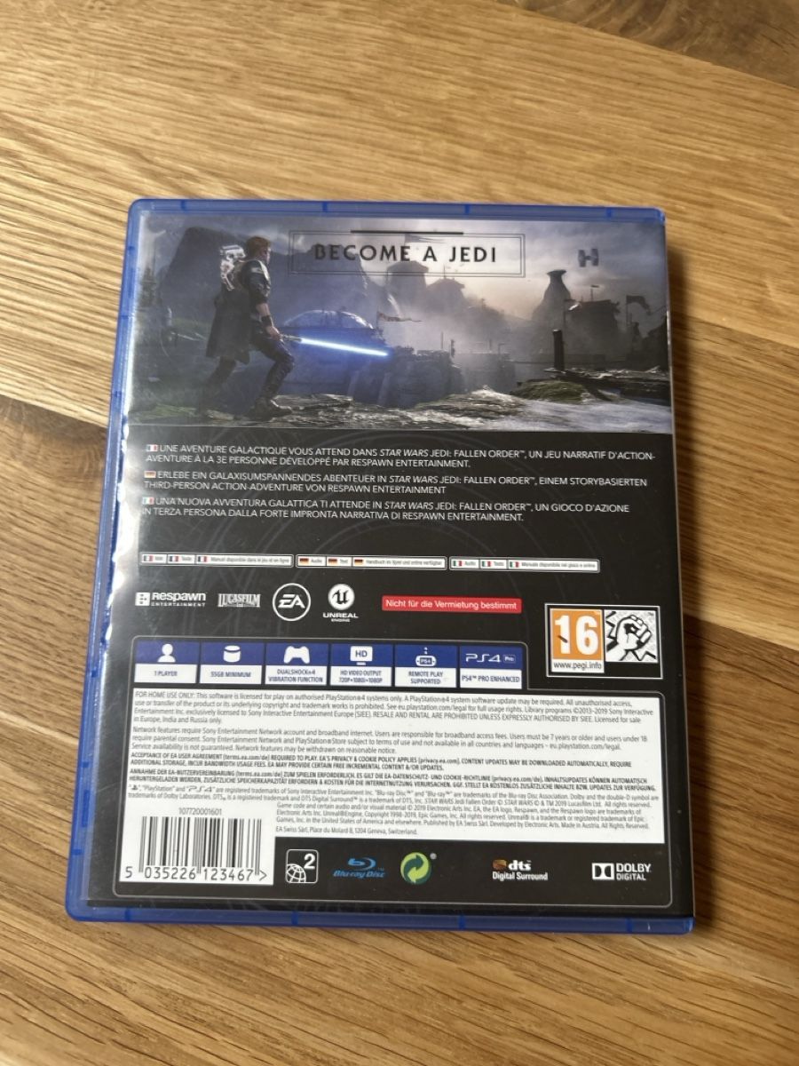 Spiele: Star Wars Jedi Fallen Order PS4 – Gebraucht aus Thayngen von M4attz 1