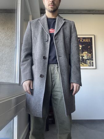 Manteau Homme J. Philipp Vintage, Taille 50, Laine