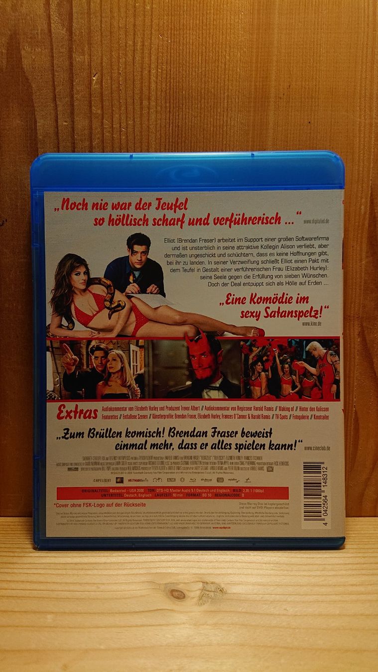 Tutti i DVDs: TEUFLISCH BEDAZZLED Blu-Ray mit Brendan Fraser – Usato da Wilderswil venduto da Exebub 1
