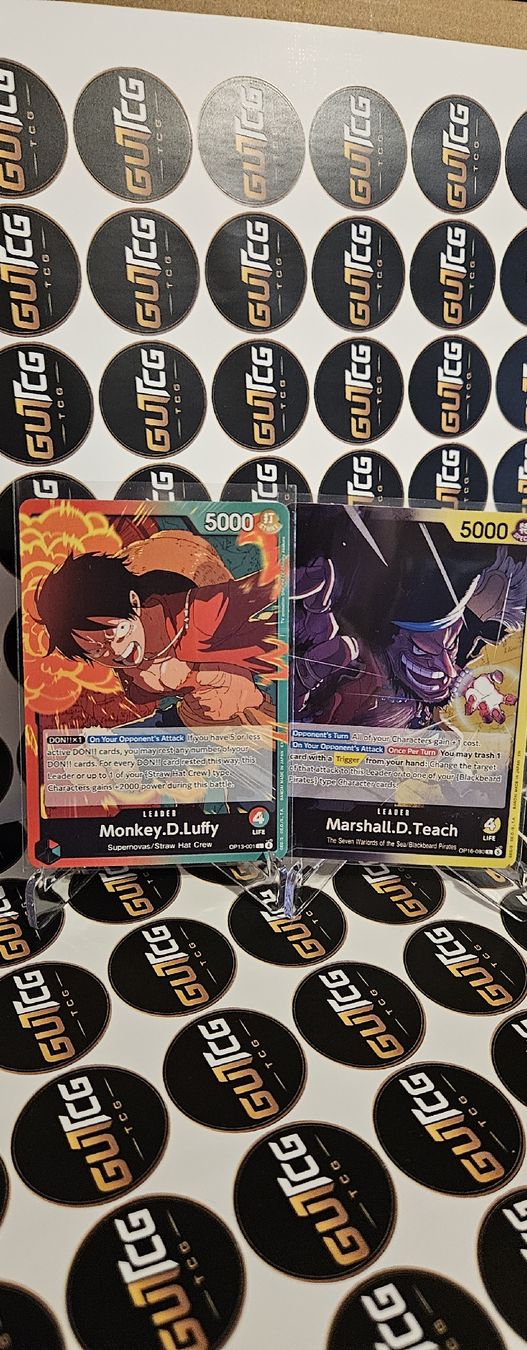 Bandai Sammelbilder & Trading cards: One Piece Leader Card Luffy&Blackbeard – Neu (gemäss Beschreibung) aus Rümlang von GUTCG