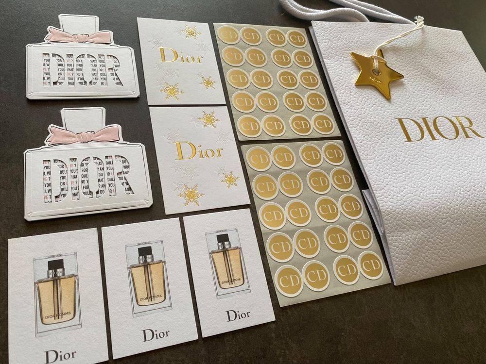 Christian Dior, Sac papier & Stickers (10pcs) (D'occasion) à Collombey ...