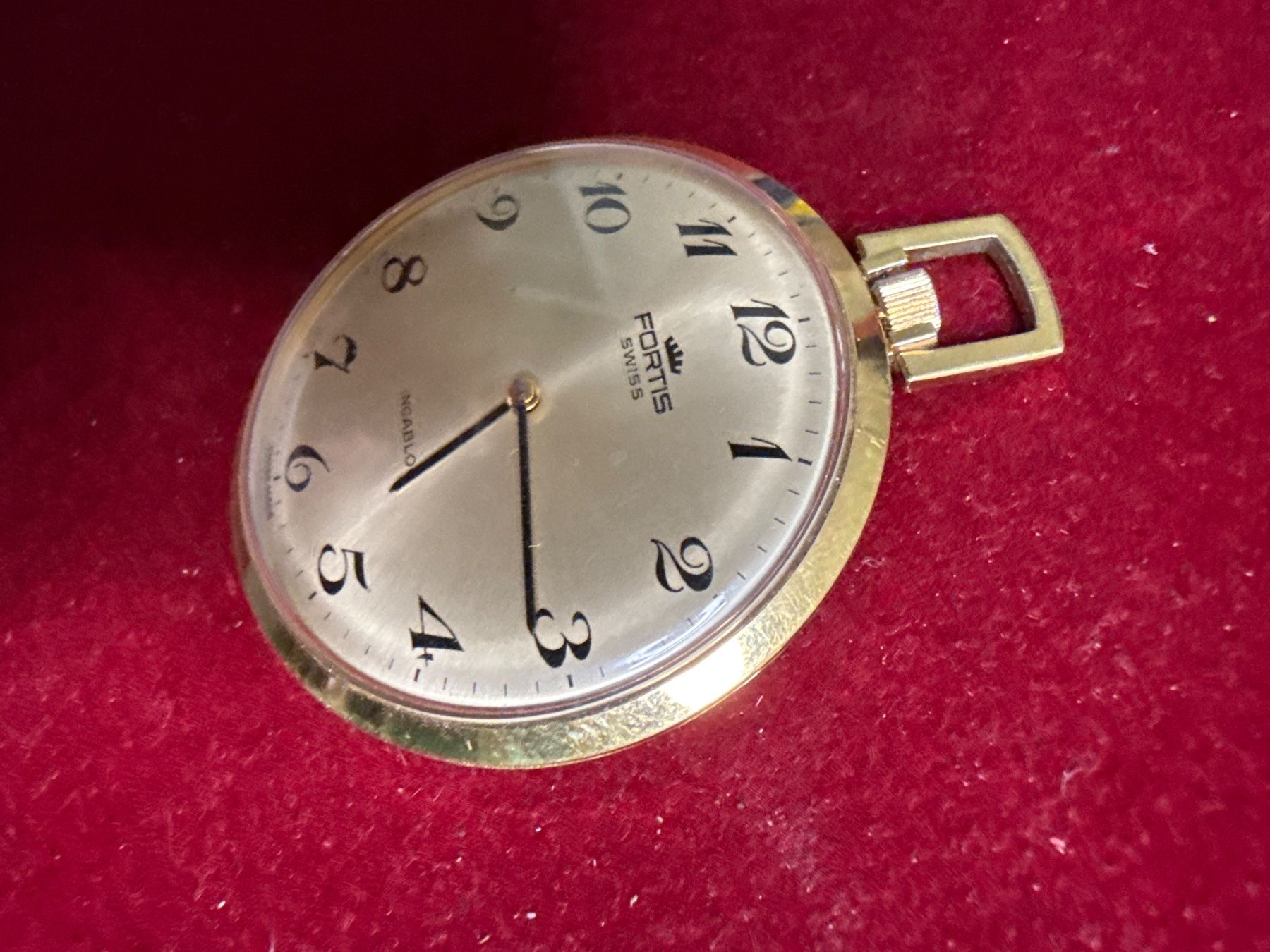Fortis Uhren: Fortis Taschenuhr 43 mm – Gebraucht aus Pfeffingen von Allhandelklgwatches 1