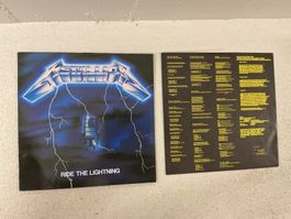 Metallica LP - Ride The Lightning ❗️1984❗️(Vinyl VG+)