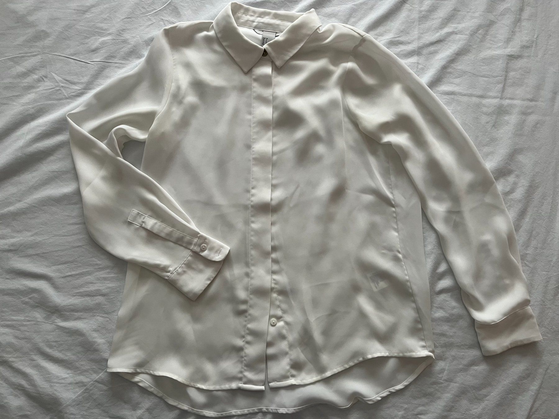 H&M Camicette: Damen Bluse "H&M" Farbe weiss Grösse 36 – Usato da Jona venduto da Flexer02