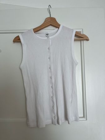 Uniqlo Top Weiss Grösse S