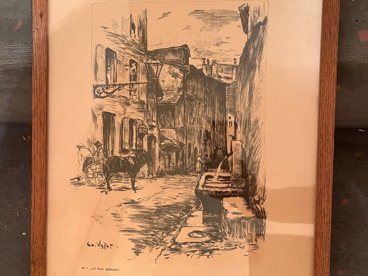 Grafiken & Lithographien: Bild Ed. Vallet Lithografie signiert – Gebraucht aus Schliern b. Köniz von FinderXXII 1